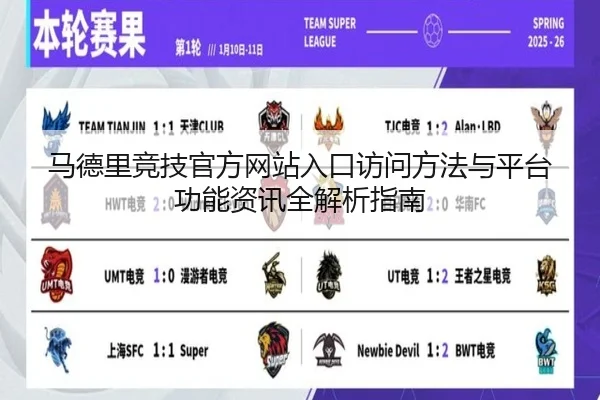 马德里竞技官方网站入口访问方法与平台功能资讯全解析指南